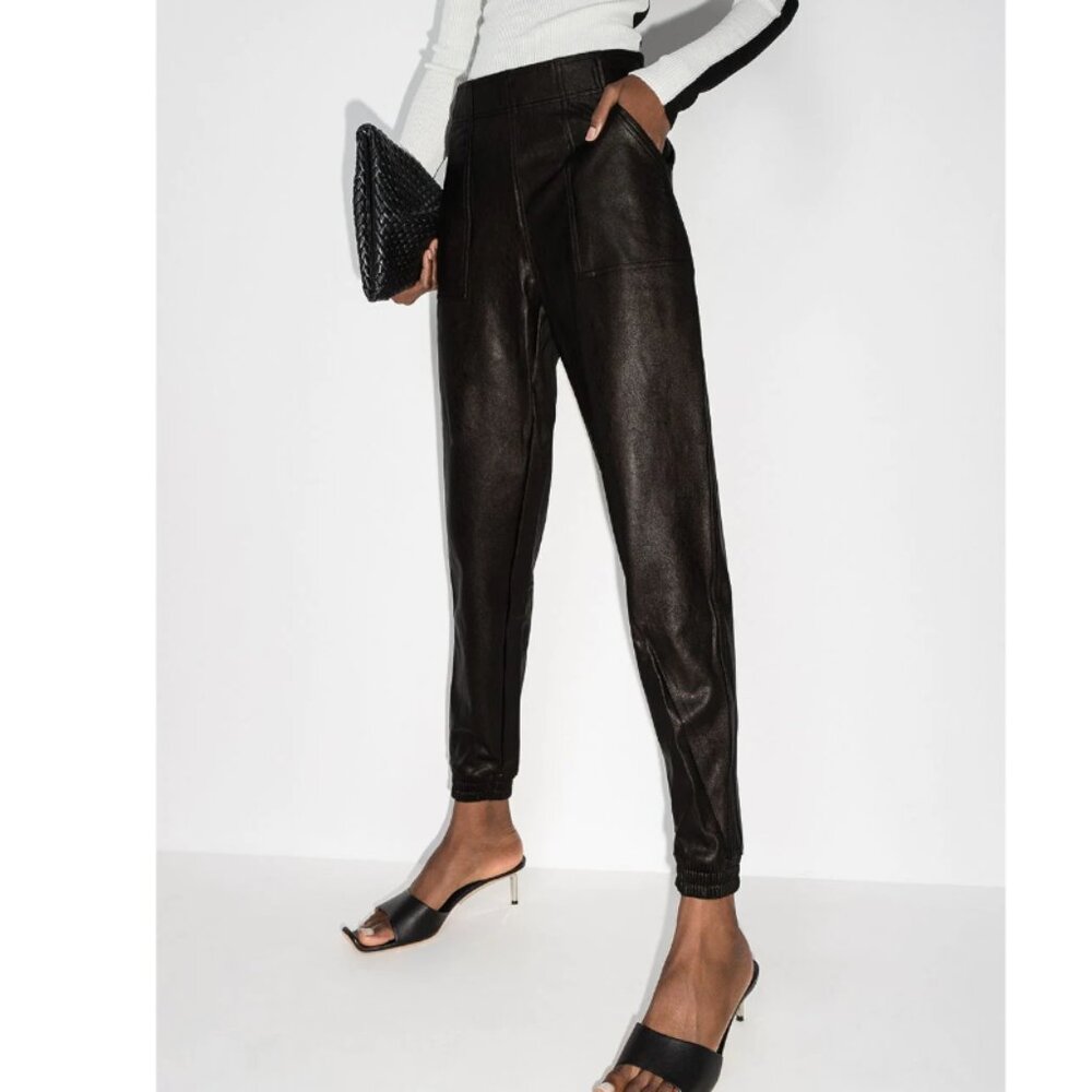 NWT Spanx Faux Leather Pants Size M